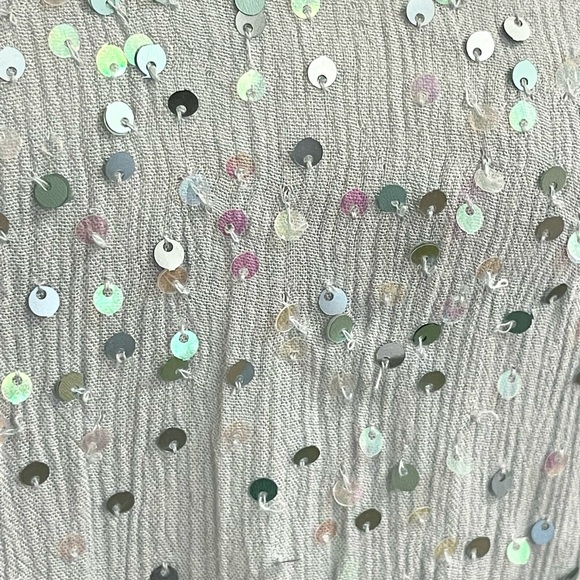 Sparkling Intimately Free People sequin slip dress with tassels! - Picture 12 of 17